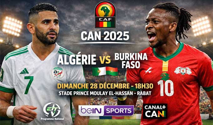 Algérie - Burkina Faso CAN 2025