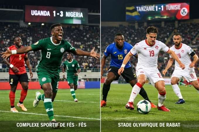 CAN 2025 Maroc Tunisie Nigeria