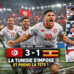 CAN 2025 – Groupe C : la Tunisie s’impose, prend la tête et se projette sur l’après-match CAN 2025 Tunisie