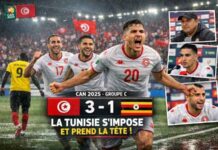CAN 2025 – Groupe C : la Tunisie s’impose, prend la tête et se projette sur l’après-match CAN 2025 Tunisie