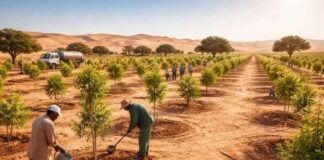 Planter des arbres dans le désert algérien : initiatives « Green Algeria » et relance du Barrage vert Green Algeria