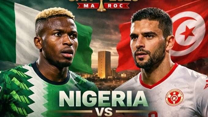 CAN 2025 : Nigeria–Tunisie ce soir au Maroc – heure, stade et diffusion