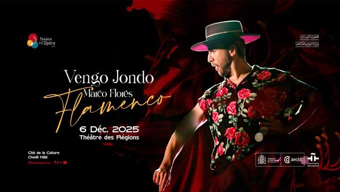 Marco Flores en Tunisie : Le Spectacle “Vengo Jondo” Célèbre l’Art du Flamenco à l’Opéra de Tunis