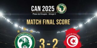 Nigeria – Tunisie (3-2) : Les Aigles de Carthage tombent avec les honneurs à la CAN 2025 tunisie-nigeria-can-2025