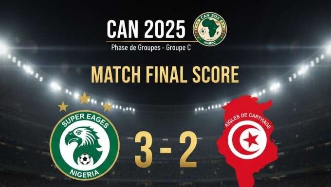 Nigeria – Tunisie (3-2) : Les Aigles de Carthage tombent avec les honneurs à la CAN 2025 tunisie-nigeria-can-2025