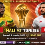 CAN 2025 – Mali vs Tunisie : Sur quelle chaîne regarder le match en direct et live streaming ? MALI Tunisie