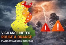 Alerte Rouge : Le déluge menace, mettez-vous à l’abri, dans le Grand Tunis, Nabeul et Monastir ! Météo Alerte Rouge