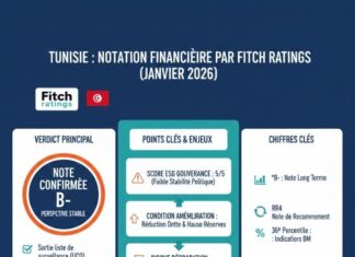 Pourquoi Fitch Ratings a-t-elle confirmé la note B- de la Tunisie ? Notation Fitch Tunisie