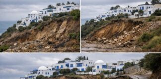 Sidi Bou Saïd : lancement du plan de protection de la colline contre les glissements de terrain Sidi Bou Said - Inondations