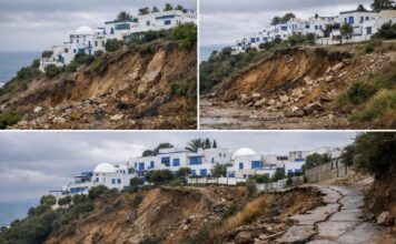 Sidi Bou Saïd : lancement du plan de protection de la colline contre les glissements de terrain Sidi Bou Said - Inondations