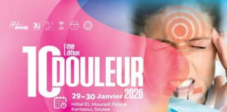 Congrès Douleur 2026 : formation, échanges et innovations pour les professionnels de santé tunisiens