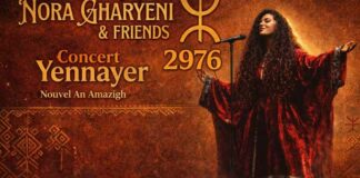Yennayer 2976 : Nora Gharyeni et ses musiciens en concert à Dar El Masrahi, Tunis