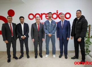 Ooredoo Tunisie Sponsor Officiel du Champion du monde Mohamed Khalil Jendoubi