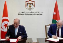 Tunisie–Jordanie : Nafti et Safadi passent en revue la coopération bilatérale et régionale