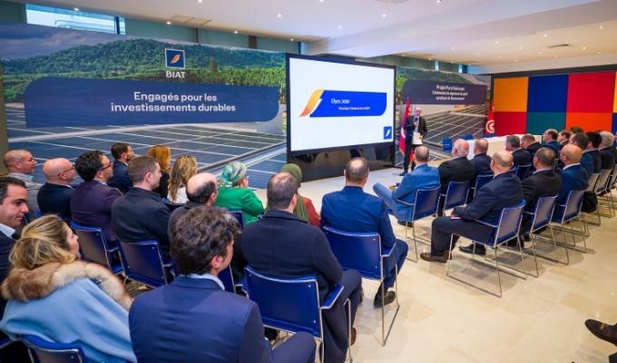 Site de la future centrale photovoltaïque de 100 MWac à Chebika, gouvernorat de Kairouan, bénéficiant d'un investissement de 280 MDT pour la transition énergétique en Tunisie. BIAT Financement Syndiqué GFR Kairouan