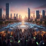 Comment le paiement mobile transforme l’économie numérique tunisienne en 2025 Représentation conceptuelle de la transformation numérique des paiements en Tunisie, mêlant tradition et technologie mobile