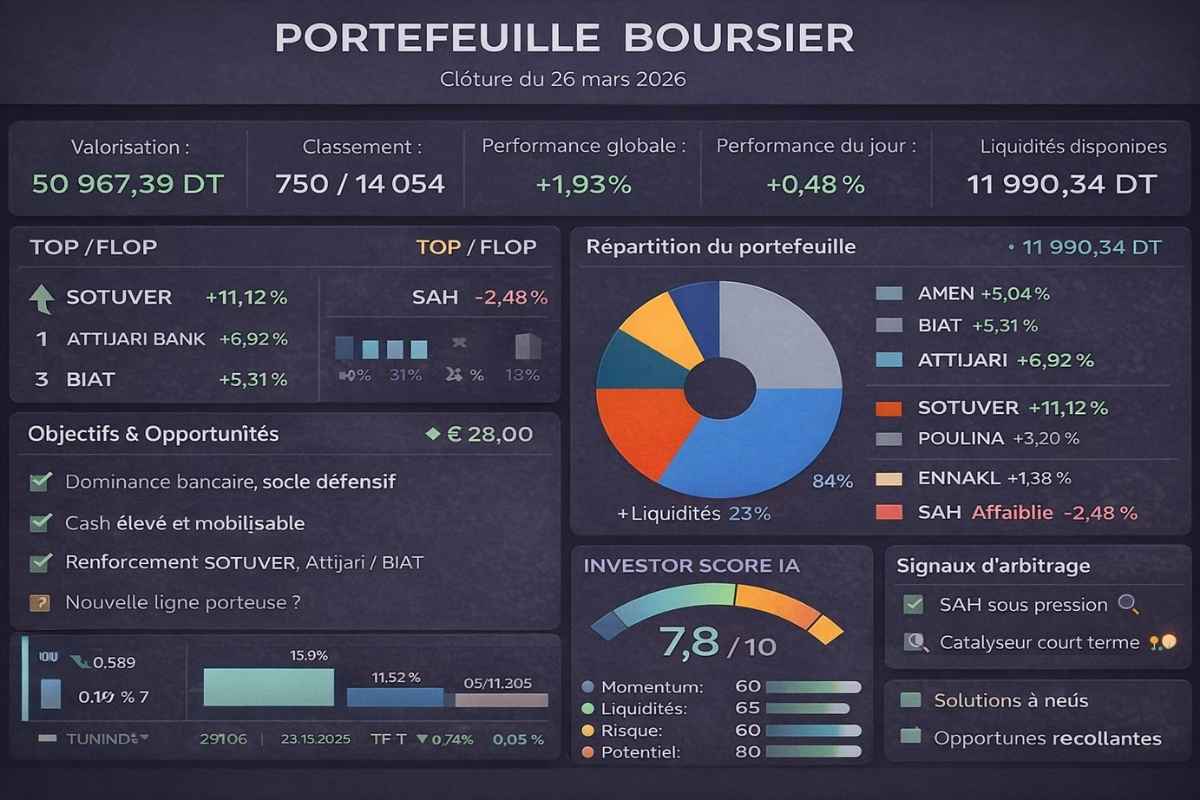 Bourse - Portefeuille Viertuel