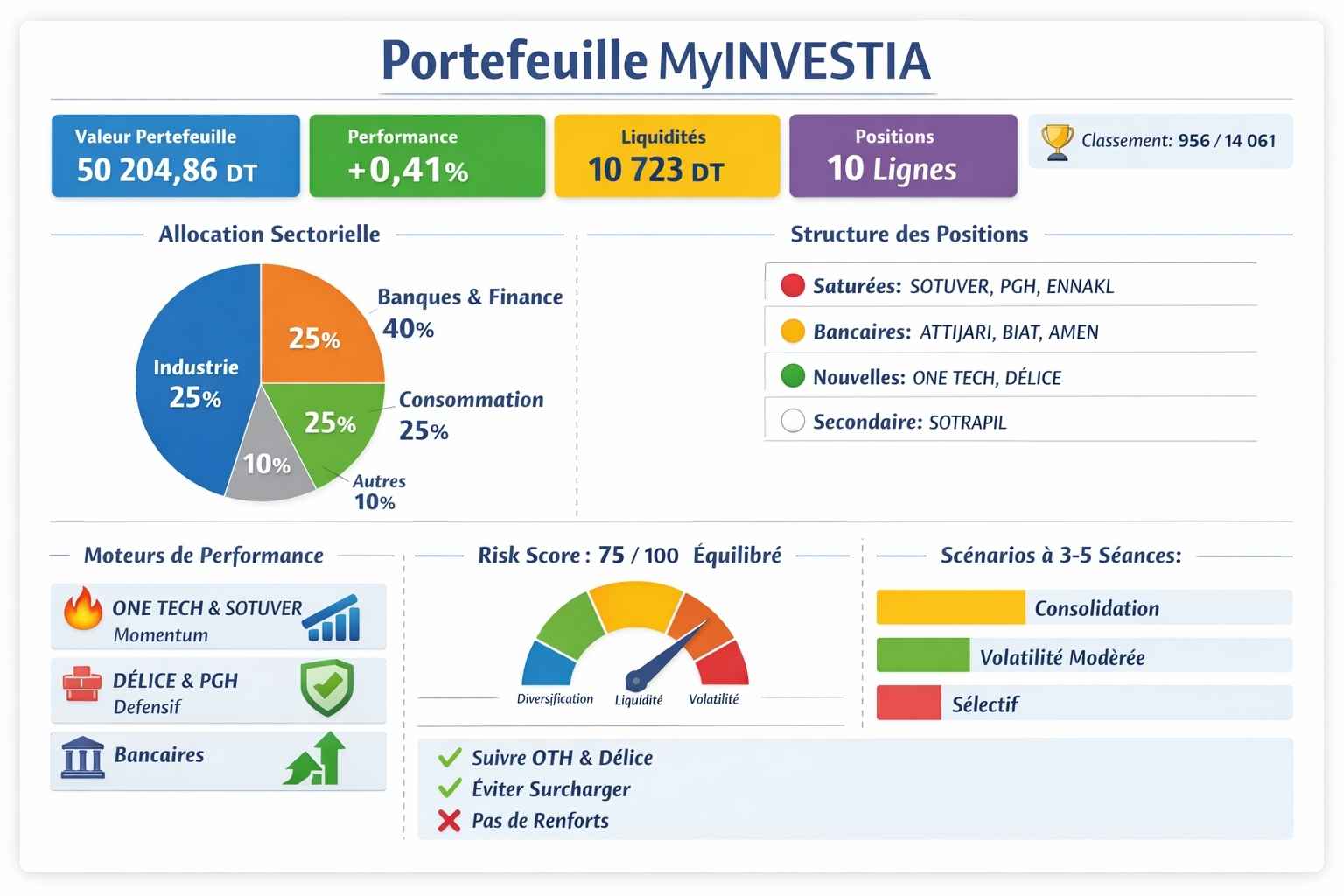 Portefeuille boursier virtuel