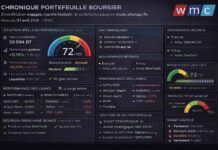 Gestion d’un portefeuille boursier assistée par l’IA : Marché hésitant, le portefeuille passe en mode pilotage fin Portefeuille Boursier 0104