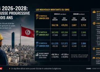 Hausse du SMIG 2026 : bonne nouvelle sociale ou illusion salariale en Tunisie ? SMIG 2026