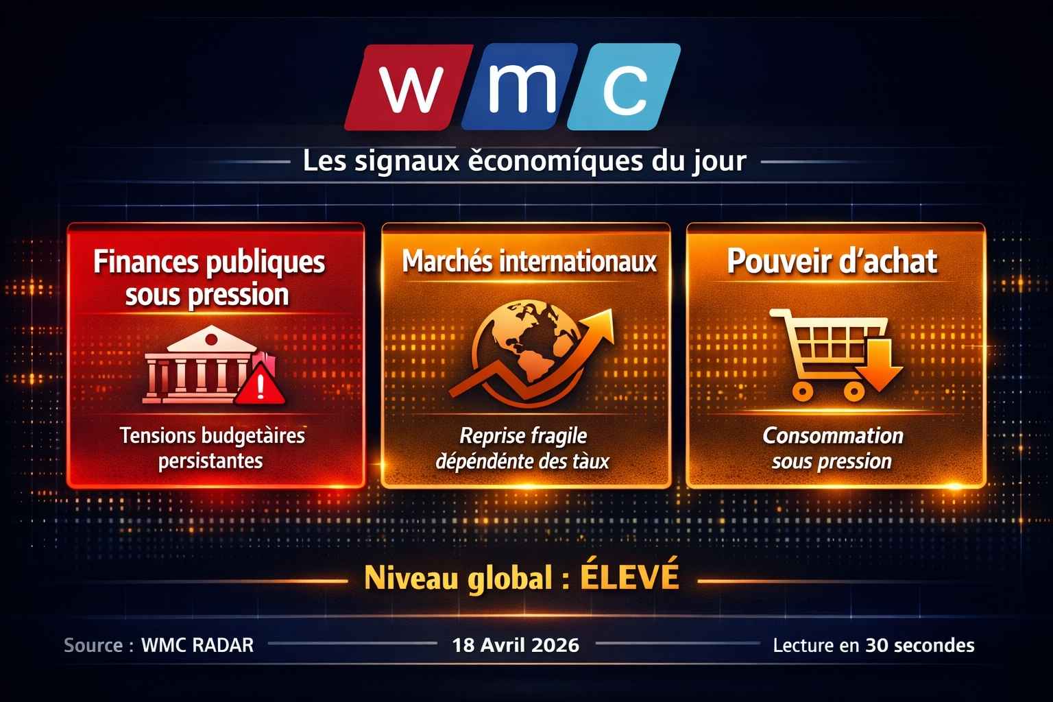 Le RADAR WMC du 18-04-2024