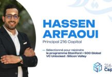 Hassen Arfaoui de 216 Capital sélectionné pour rejoindre le programme Stanford × 500 Global VC Unlocked : Silicon Valley