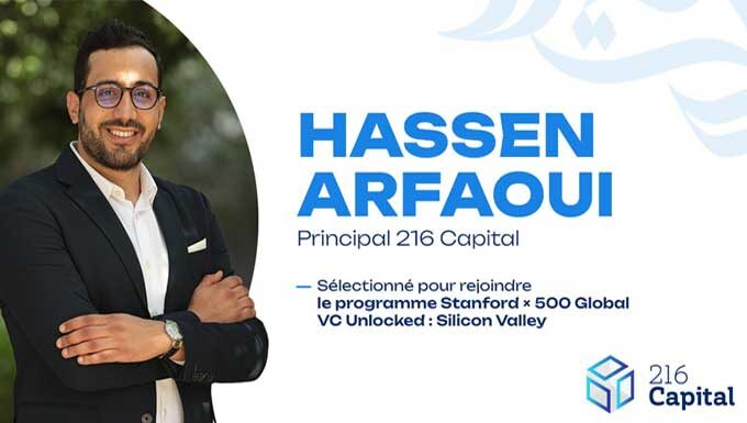 Hassen Arfaoui de 216 Capital sélectionné pour rejoindre le programme Stanford × 500 Global VC Unlocked : Silicon Valley