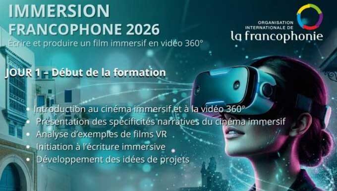 Vidéo 360° et cinéma immersif : un atelier francophone inédit à Sidi Bou Saïd