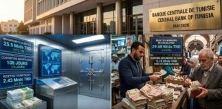 Tunisie 2026 : Réserves de change en hausse et explosion de l’économie du cash (BCT) BCT Cash indicateurs