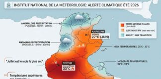 Quelles sont les prévisions météo de l’INM pour l’été 2026 en Tunisie ? Météo Tunisie été 2026