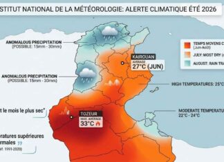 Quelles sont les prévisions météo de l’INM pour l’été 2026 en Tunisie ? Météo Tunisie été 2026