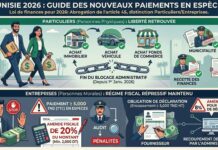 MEMENTO – Paiements en espèces en Tunisie : quelles obligations pour les personnes physiques et morales en 2026 ? Paiements en Cash