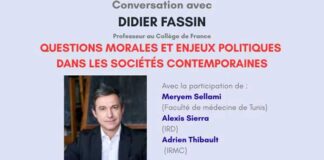 Conférence de Didier Fassin sur les questions morales et politiques contemporaines à l’IRMC