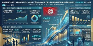La Tunisie accélère sa transition vers une économie où le numérique devient le moyen de paiement de référence Paiements en chiffres T1 2026