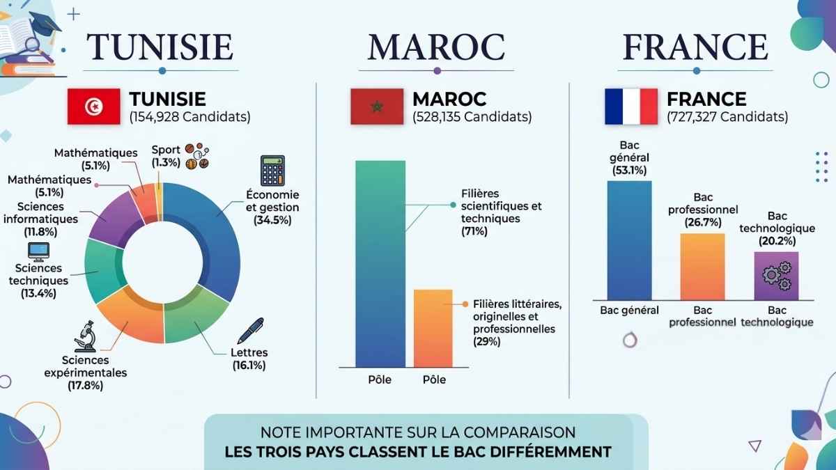 BAC 2026 - TUNISIE MAROC FRANCE