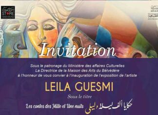 « Les contes des Mille et Une Nuits » : une exposition de Leila Guesmi au Concept Store Sameh Habachi