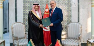 Tunisie–Arabie saoudite : le nouvel ambassadeur saoudien remet ses lettres de créance à Mohamed Ali Nafti