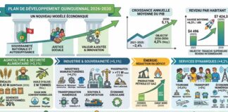 Tunisie : le plan 2026-2030 prévoit une hausse du PIB et du revenu par habitant à plus de 7 400 dollars