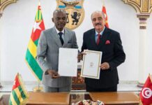 Tunisie-Togo : signature d’un accord pour renforcer la coopération bilatérale et les échanges économiques