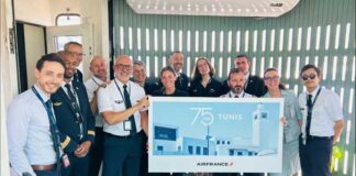 Air France célèbre les 75 ans de la ligne Paris-Tunis