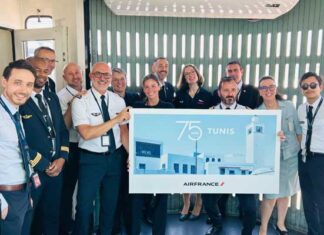 Air France célèbre les 75 ans de la ligne Paris-Tunis
