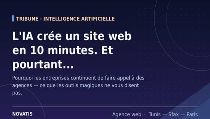 L’IA peut créer un site web en 10 minutes. Alors pourquoi les entreprises continuent-elles à faire appel à des agences ?