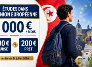Ministère de l’Enseignement supérieur : Montants et modalités d’attribution des Bourses accordées aux étudiants et élèves tunisiens poursuivant leurs études dans les pays de l’Union européenne Bourses universitaires Europe