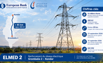 ÉNERGIE ENERGIE | ELMED 2 : Grombalia–Kondar entre dans la phase des marchés