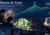 Tunisie Valeurs : après neuf mois de hausse, le temps de la sélectivité à la bourse de Tunis Illustration symbolique d'un investisseur examinant à la loupe une entreprise au milieu d'autres sociétés, évoquant la sélectivité accrue à la Bourse de Tunis.