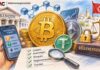 DOSSIER | INTRO – Cryptomonnaies : le guide pour comprendre Bitcoin, la blockchain, les risques et l’avenir de la finance Illustration symbolique des cryptomonnaies, des services bancaires, de la sécurité numérique et des enjeux réglementaires en Tunisie.