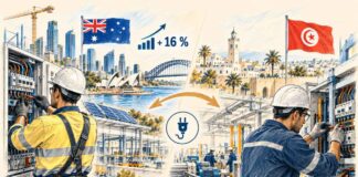 TENDANCES EMPLOI | Électriciens : les annonces progressent en Australie, quelles leçons pour la formation tunisienne ? Tendances Emploi industrie Electricité