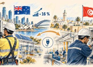 TENDANCES EMPLOI | Électriciens : les annonces progressent en Australie, quelles leçons pour la formation tunisienne ? Tendances Emploi industrie Electricité