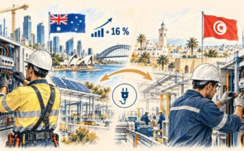 TENDANCES EMPLOI | Électriciens : les annonces progressent en Australie, quelles leçons pour la formation tunisienne ? Tendances Emploi industrie Electricité