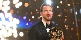 Football: L’Anglais Harry Kane remporte le Ballon d’Or 2026